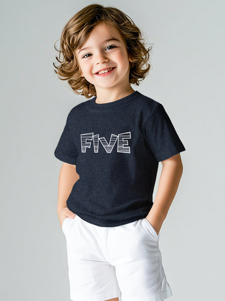 5th Birthday Shirt Boys 5 Year Old Outfit Boy Five Years Happy Bday Gift Fifth Tshirt