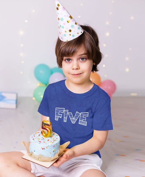 5th Birthday Shirt Boys 5 Year Old Outfit Boy Five Years Happy Bday Gift Fifth Tshirt