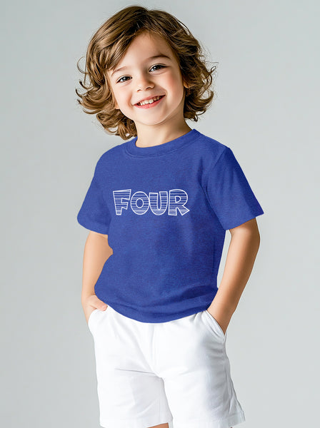 4th Birthday Shirt Boys 4 Year Old Outfit Boy Four Years Happy Bday Fourth Shirts