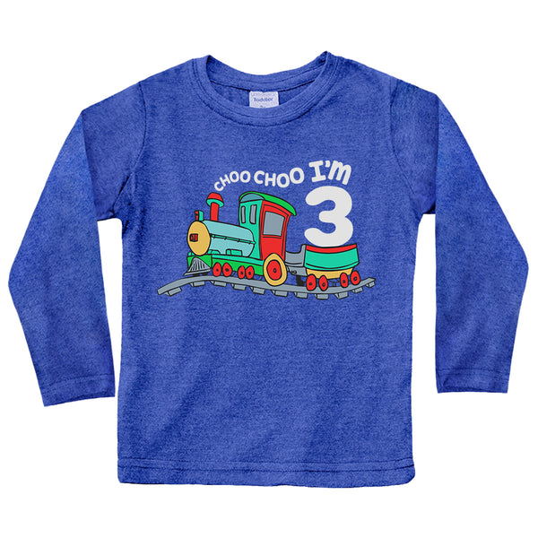 Unordinary Toddler 3rd Birthday Shirt boy Chugga Chugga Choo Choo Train im 3 Three Year Old Third