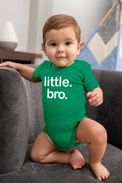 Little Brother Newborn Outfit for Boys Little bro Baby Shower boy Romper Bodysuit