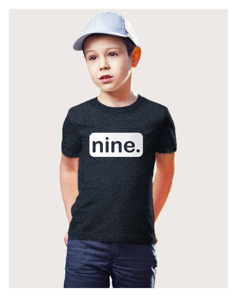 9th Birthday Shirt for Boys Nine Tshirt Gifts 9 Year Old boy Gifts 9 yr Birthday