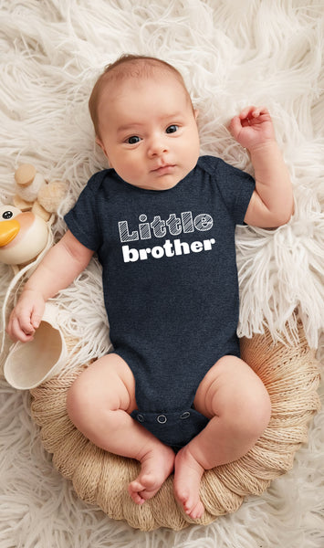 little brother newborn outfits baby brother bodysuit boy announcement coming home outfit reveal