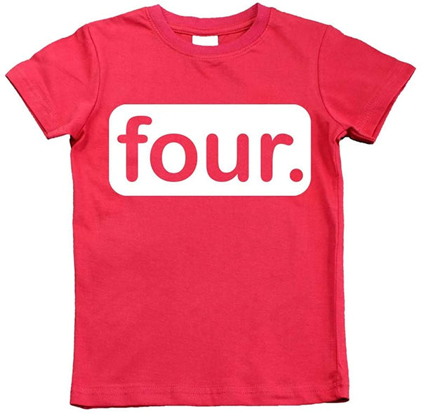 4th Birthday Shirt boy Gifts for 4 Year Old Boys Shirts Toddler Tshirt Fourth