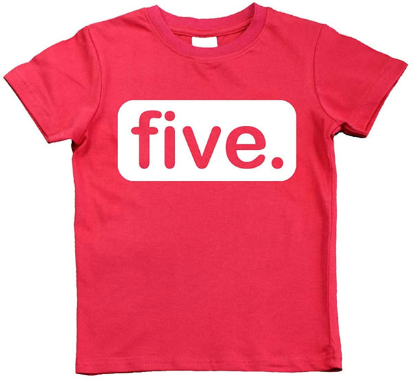5th Birthday Shirt boy 5 Year Old boy Birthday boy Shirt 5 Five Gifts Fifth Shirts Light Gray