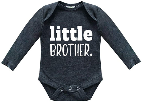 little brother newborn outfit | baby brother boy bodysuit | coming home outfits boys