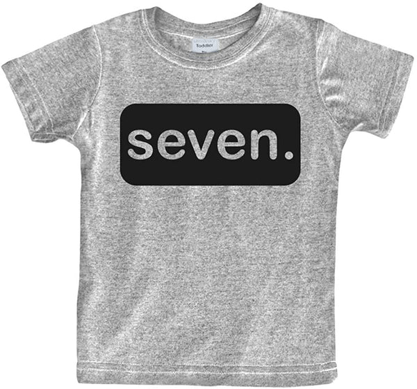 7th Birthday Shirt boy 7 Year Old Seven Tshirt Boys Seventh Birthday boy Shirts