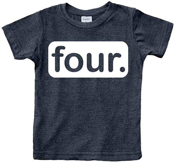 4th Birthday Shirt boy Gifts for 4 Year Old Boys Shirts Toddler Tshirt Fourth