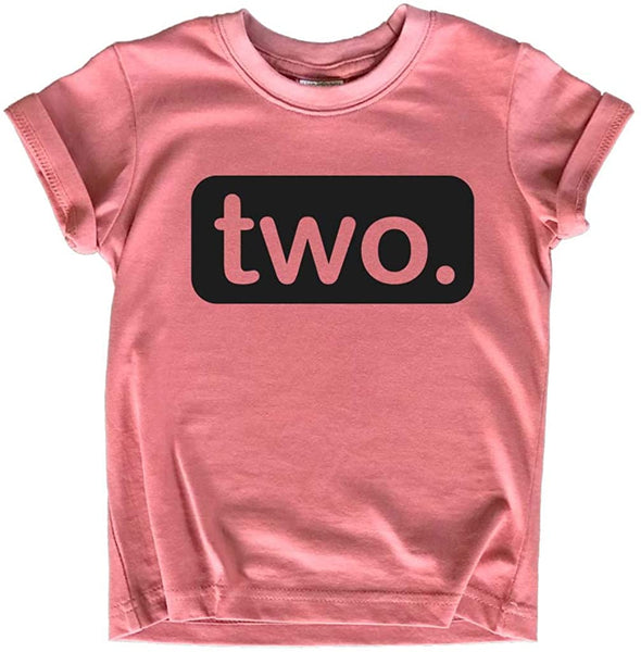 2nd Birthday Outfits for Toddler Girls Shirt | 2 Year Old Girl Second Birthday | Two