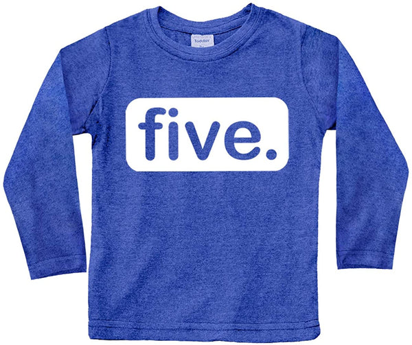 5th Birthday Shirt boy 5 Year Old boy Birthday boy Shirt 5 Five Gifts Fifth Shirts Light Gray