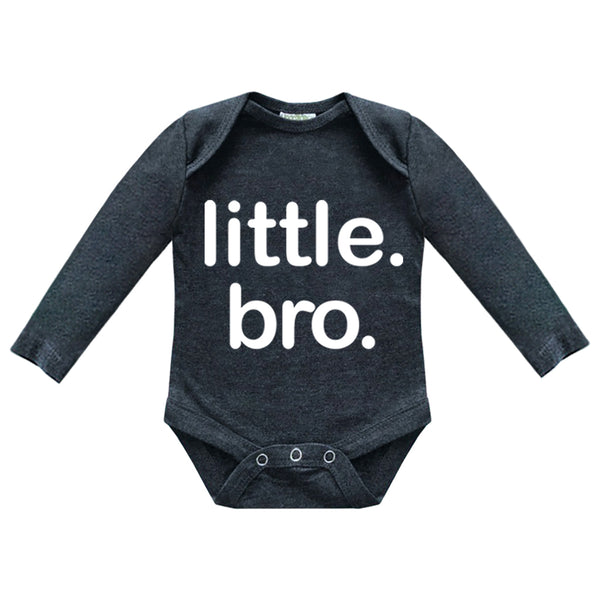 Little Brother Newborn Outfit for Boys Little bro Baby Shower boy Romper Bodysuit
