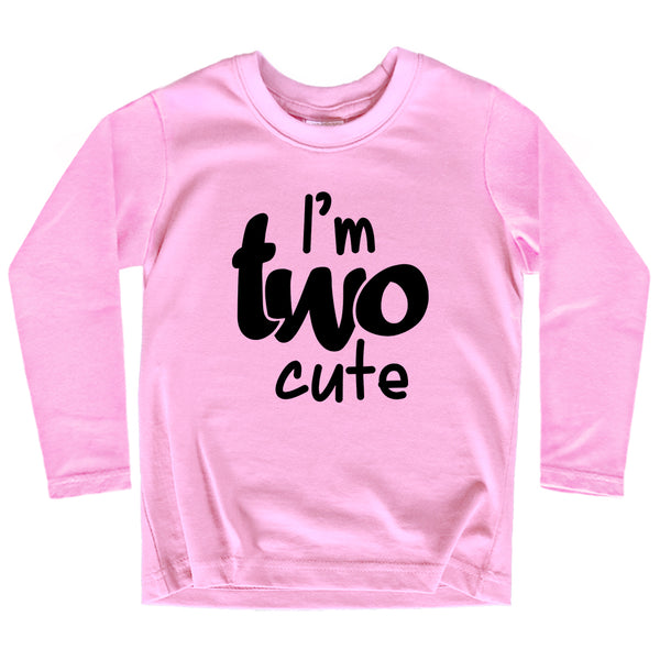 2nd Birthday Outfits for Toddler Girls im Two Cute Shirt Girl 2 Year olds Second