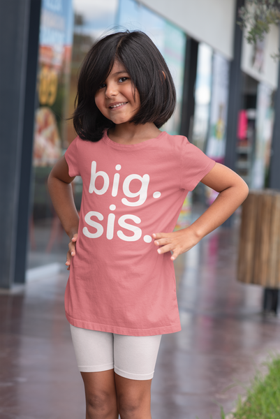 Big sis Shirt Big Sister Shirt Toddler Girls Outfit Promoted Announcement Tshirt