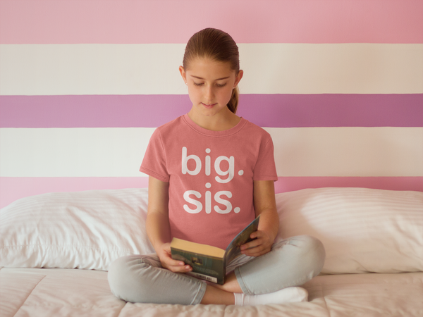 Big sis Shirt Big Sister Shirt Toddler Girls Outfit Promoted Announcement Tshirt