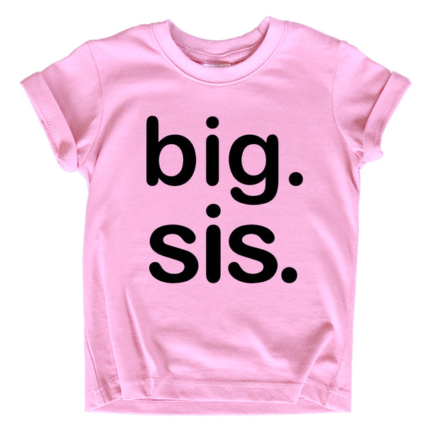 Big sis Shirt Big Sister Shirt Toddler Girls Outfit Promoted Announcement Tshirt