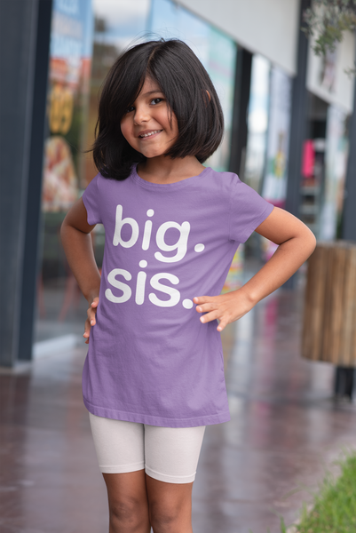 Big sis Shirt Big Sister Shirt Toddler Girls Outfit Promoted Announcement Tshirt