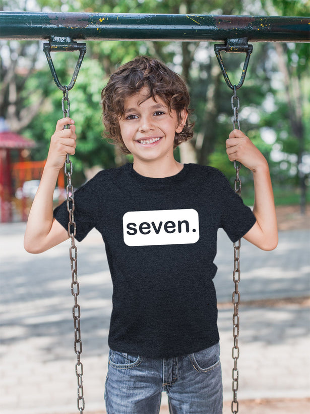 7th Birthday Boy