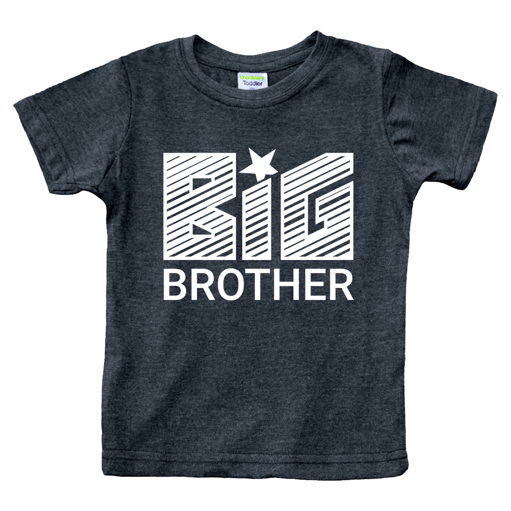 Big Brother Shirt for Toddler Boys Outfit Promoted to Big Brother Announcement Reveal Kids T-Shirt