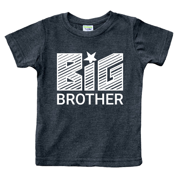 Big Brother Shirt for Toddler Boys Outfit Promoted to Big Brother Announcement Reveal Kids T-Shirt