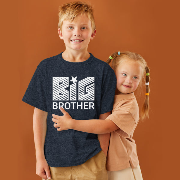 Big Brother Shirt for Toddler Boys Outfit Promoted to Big Brother Announcement Reveal Kids T-Shirt