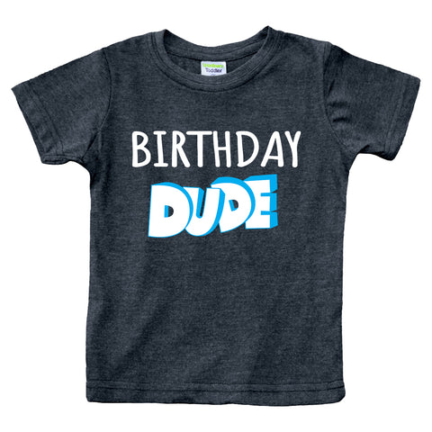 Birthday Dude Shirt Boys Outfit Toddler Birthday Boy tee 1st 2nd 3 Year Old 4th Kids 5th 6th 7th 8th