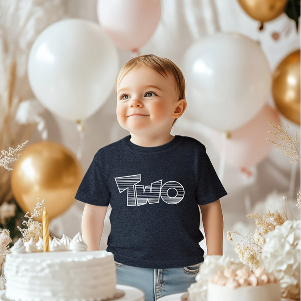 2nd Birthday Shirt Toddler Boys 2 Year Old Kids Outfit boy Second Party t-Shirt Two