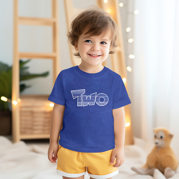 2nd Birthday Shirt Toddler Boys 2 Year Old Kids Outfit boy Second Party t-Shirt Two