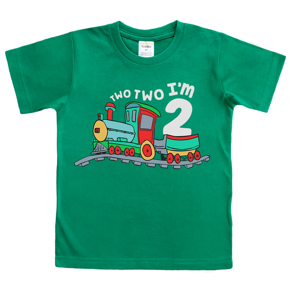 2nd Birthday Shirt boy | Chugga Chugga Two Two Train | im Two Year Old Second Birthday