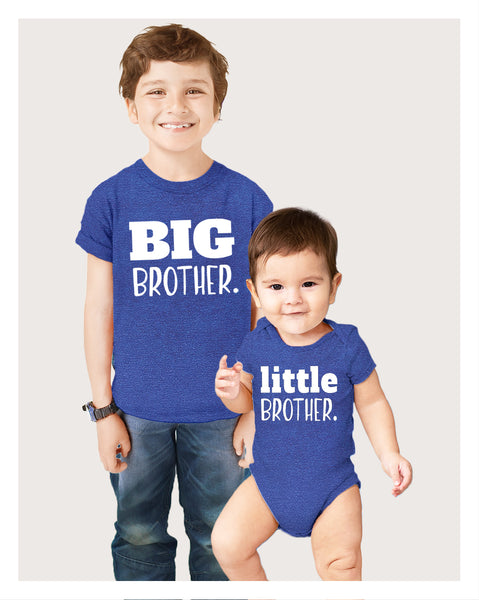 Big Brother Little Brother Shirts | Matching Outfits Sibling Gifts | Baby Set