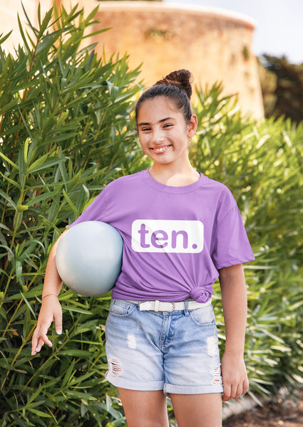Unordinary Toddler 10th Birthday Shirt Girls 10 Year Old Girl Gifts Tshirt Ten yr Tenth Birthday Tees