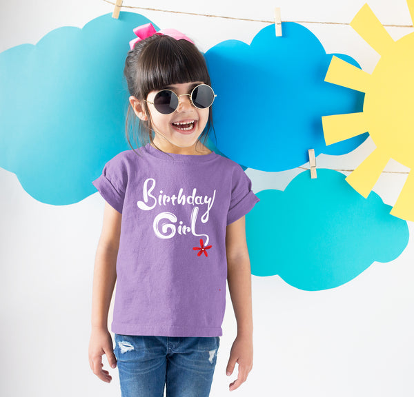 Birthday Girl Shirt Girls Birthday Outfit Toddler Baby tee 1st 2nd 3rd 4th 5th 6th 7th