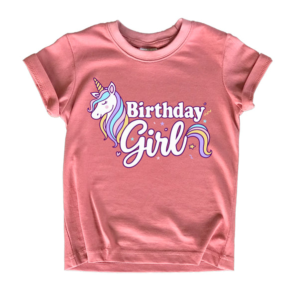 Birthday Girl Shirt Toddler T-Shirt Kid Birthday Party Outfit Tee Gift for Girls 1st 2nd 3rd 4th 5th 6th 7th 8th Tops