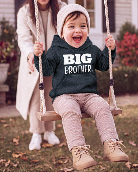 Big Brother Pullover Sweatshirt Hoodie for Toddler Boys Promoted to Big Brother Pregnancy Announcement Gift Sibling Reveal