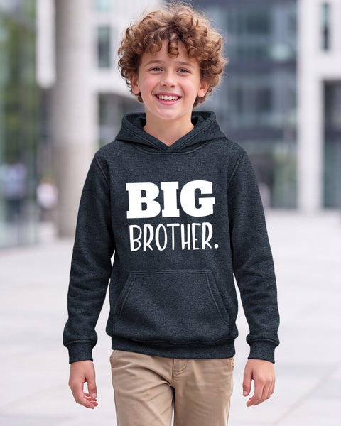Big Brother Pullover Sweatshirt Hoodie for Toddler Boys Promoted to Big Brother Pregnancy Announcement Gift Sibling Reveal