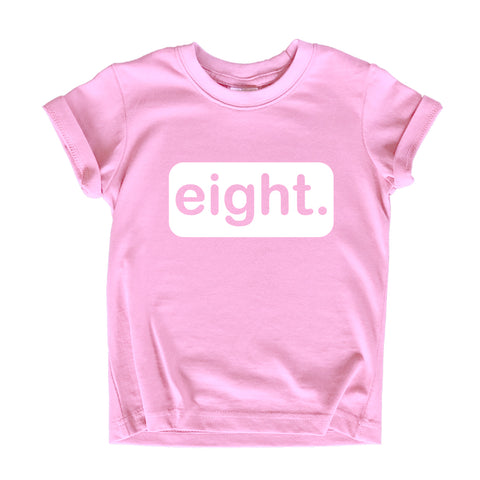 8th Birthday Shirt for Girls 8 Year Old Cloths Outfit Size Eight Shirts Eighth