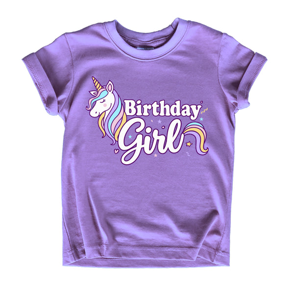 Birthday Girl Shirt Toddler T-Shirt Kid Birthday Party Outfit Tee Gift for Girls 1st 2nd 3rd 4th 5th 6th 7th 8th Tops