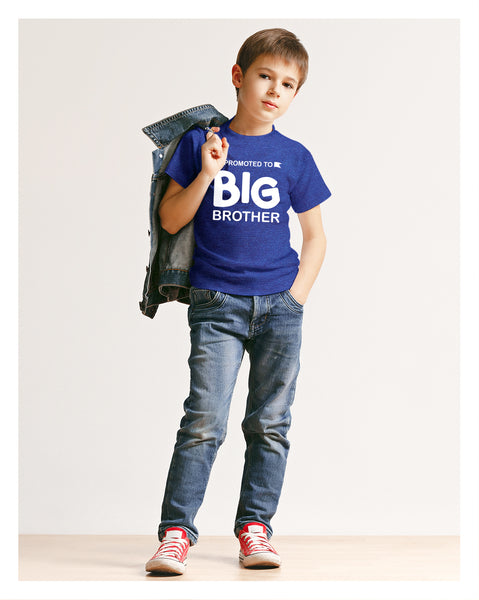 Promoted to Big Brother Shirt for Little Boys Toddler Baby Announcement Outfits