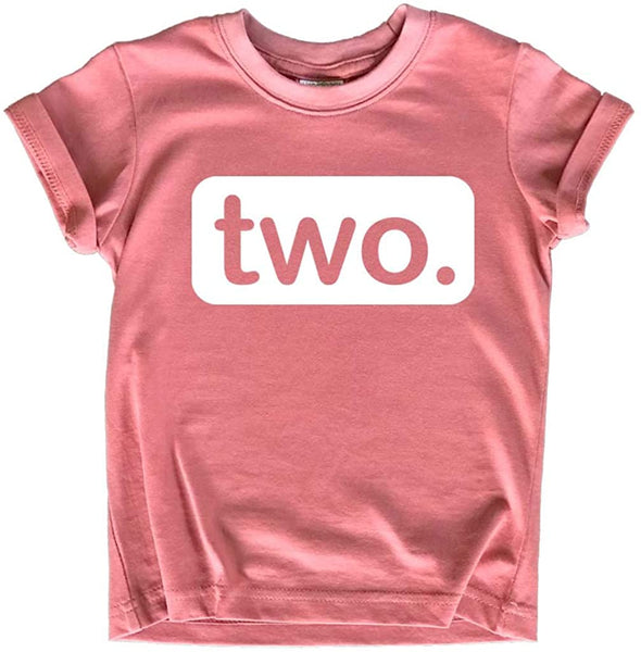 2nd Birthday Outfits for Toddler Girls Shirt | 2 Year Old Girl Second Birthday | Two