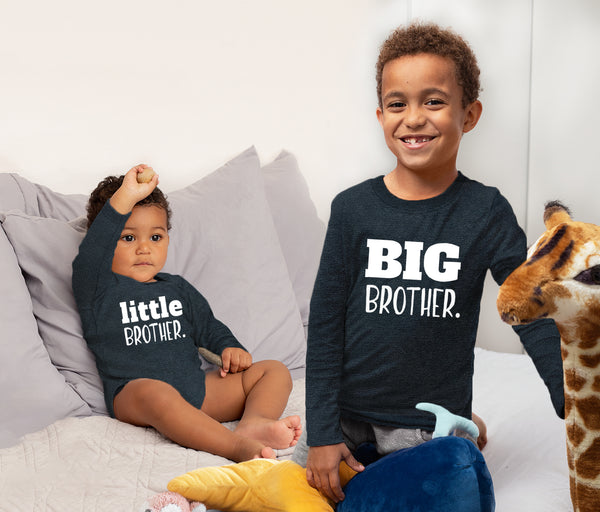 Big Brother Little Brother Shirts | Matching Outfits Sibling Gifts | Baby Set