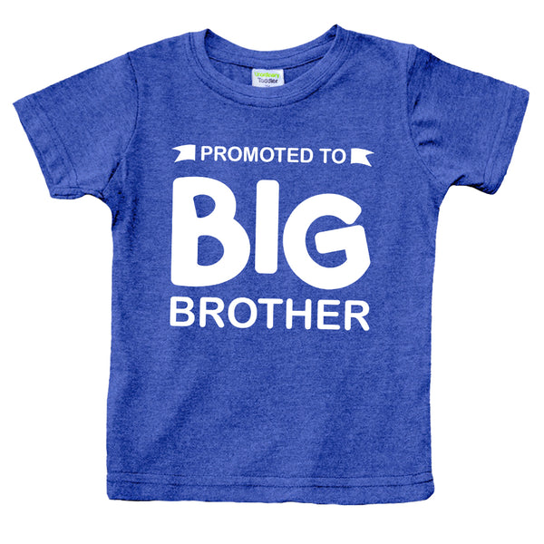 Promoted to Big Brother Shirt for Little Boys Toddler Baby Announcement Outfits