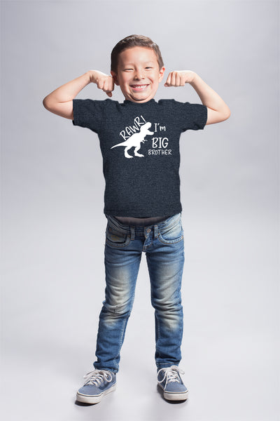 rawr im Big Brother Shirt Dinosaur Toddler boy Dino Announcement ouotfit Tshirt
