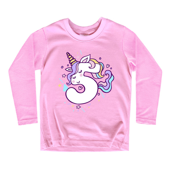 Unicorn 5th Birthday Shirt Outfit for Girls 5 Year Old Fifth Birthday Five Tshirt