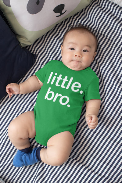 Little Brother Newborn Outfit for Boys Little bro Baby Shower boy Romper Bodysuit