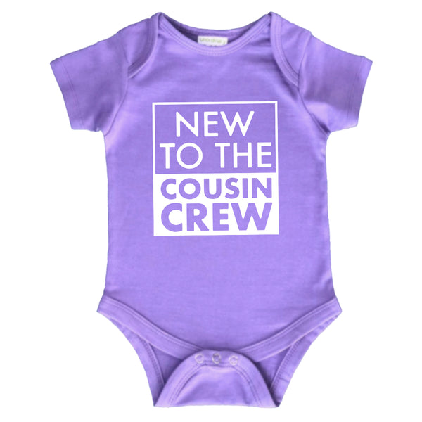 new to the cousin crew newborn outfit shirts for kids best cool baby announcement
